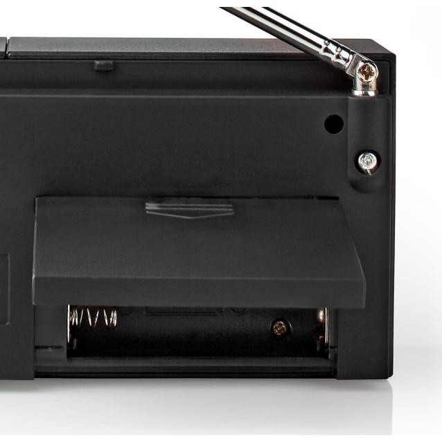 Nedis RDFM1200 Ραδιοφωνάκι Μπαταρίας Μαύρο Black