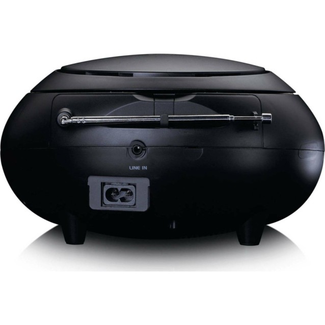 LENCO SCD-331BK Φορητό ραδιόφωνο με CD / USB / MP3 / Aux / Bluetooth και οθόνη LCD