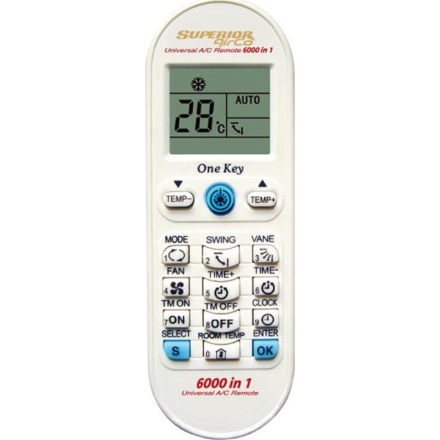 SUPERIOR AIRCO 6000 in 1-UNIVERSAL AIR CONDITIONING SUPERIOR