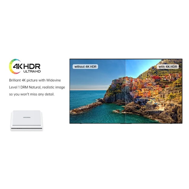MECOOL TV Box KM2 Plus Deluxe, Google πιστοποίηση, 4K, WiFi, Android 11