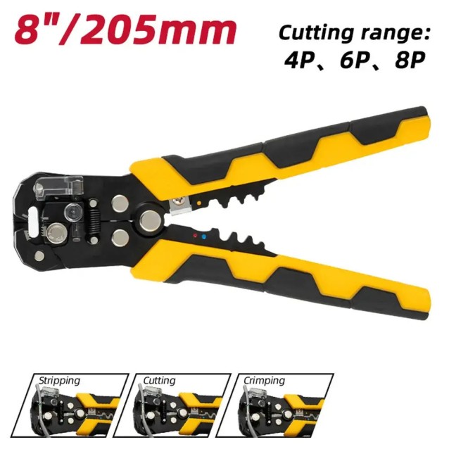 DELI απογυμνωτής καλωδίων DL2018, 0.2-6mm², 205mm