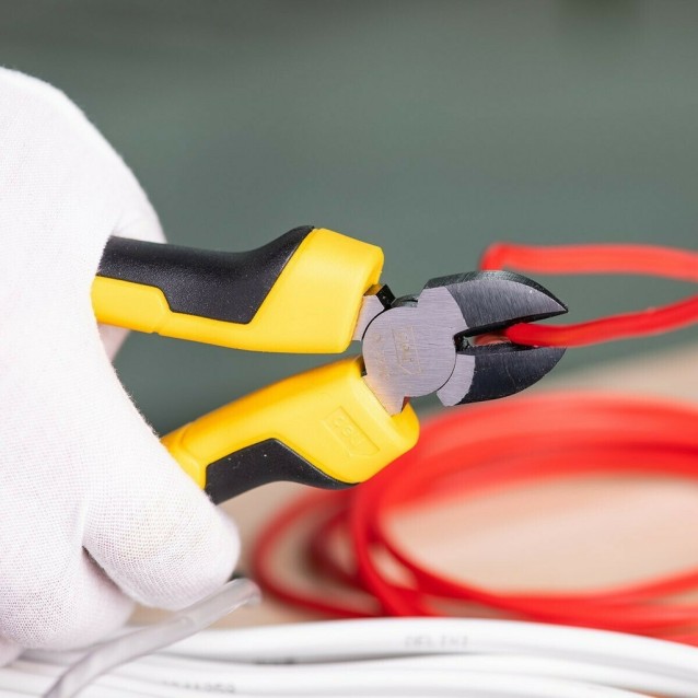 DELI πλαγιοκόφτης DL2206 με αντιολισθητικές λαβές, 17cm