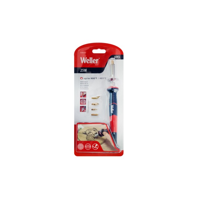 WELLER kit πυρογράφος WLIWBK1523C, 25W, έως 425°C, 8τμχ