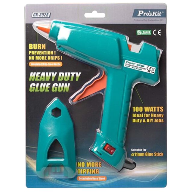 ΠΙΣΤΟΛΙ ΣΙΛΙΚΟΝΗΣ 100W ΜΕ ΒΑΣΗ GK-392B T/PRO'SKIT