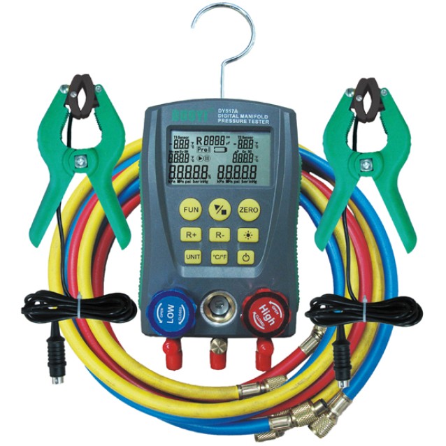 ΟΡΓΑΝΟ ΜΕΤΡΗΣΗΣ ΠΙΕΣΗΣ ΚΑΙ ΘΕΡΜΟΚΡΑΣΙΑΣ ΚΛΙΜΑΤΙΣΤΙΚΩΝ DY517A DYI