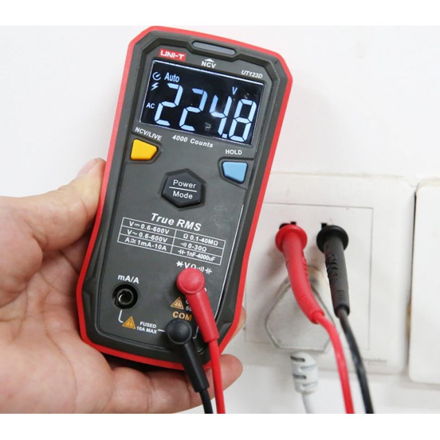 UNI-T ψηφιακό πολύμετρο UT123D, True RMS, NCV, AC/DC