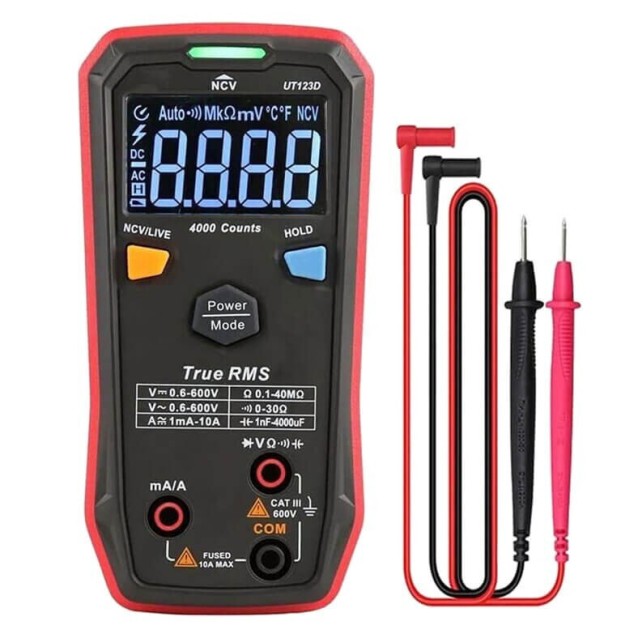 UNI-T ψηφιακό πολύμετρο UT123D, True RMS, NCV, AC/DC