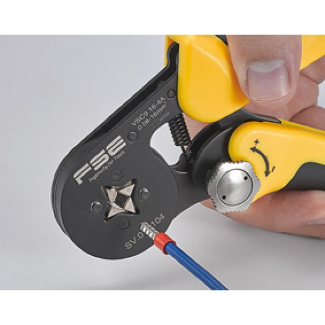 ΠΡΕΣΣΑ ΑΚΡΟΔΕΚΤΩΝ ΣΩΛΗΝΩΤΩΝ (ΑΚΡΟΧΙΤΩΝΙΩΝ) MINI ΡΥΘΜΙΖΟΜΕΝΗ (0.08-16mm²) VSC9 16-4A FSE