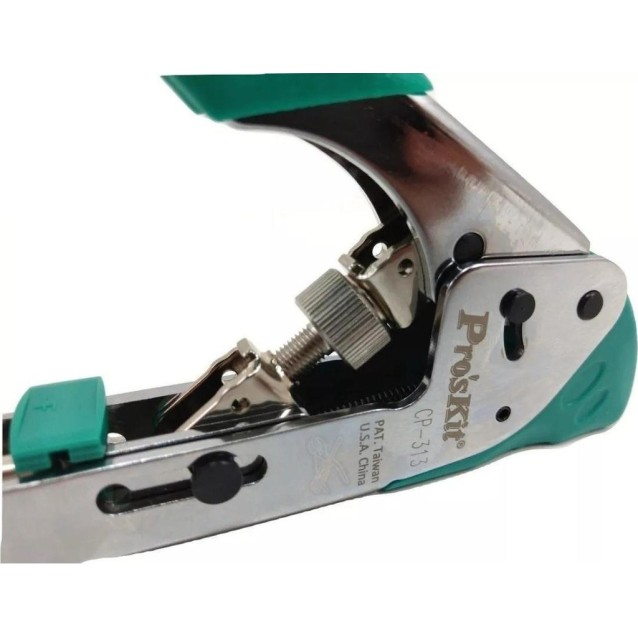 ΠΡΕΣΣΑ CONNECTOR COAXIAL COMPRESS TYPE (RG6,58,59) ΜΕΤΑΛΛΙΚΗ CP-313 T/PRO'SKIT