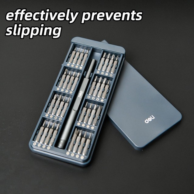 DELI σετ κατσαβίδι ακριβείας DL241033 με 32 μύτες, με θήκη, 33τμχ