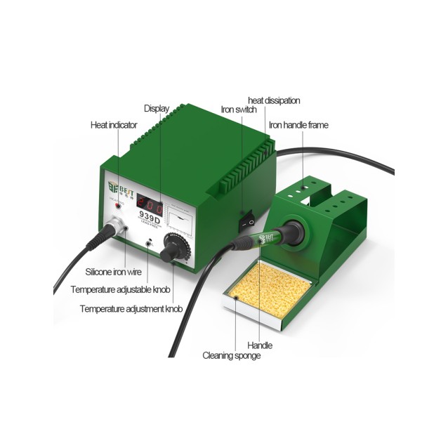 BEST Soldering station BST-939D, 90W, 200-480°C