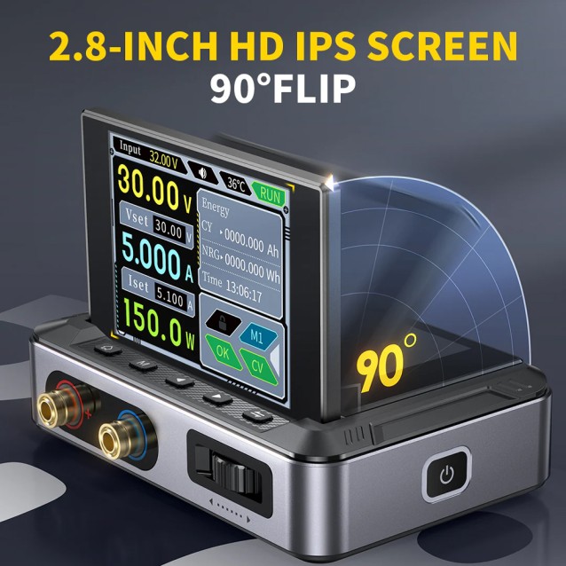 FNIRSI μίνι τροφοδοτικό πάγκου DPS-150, 150W