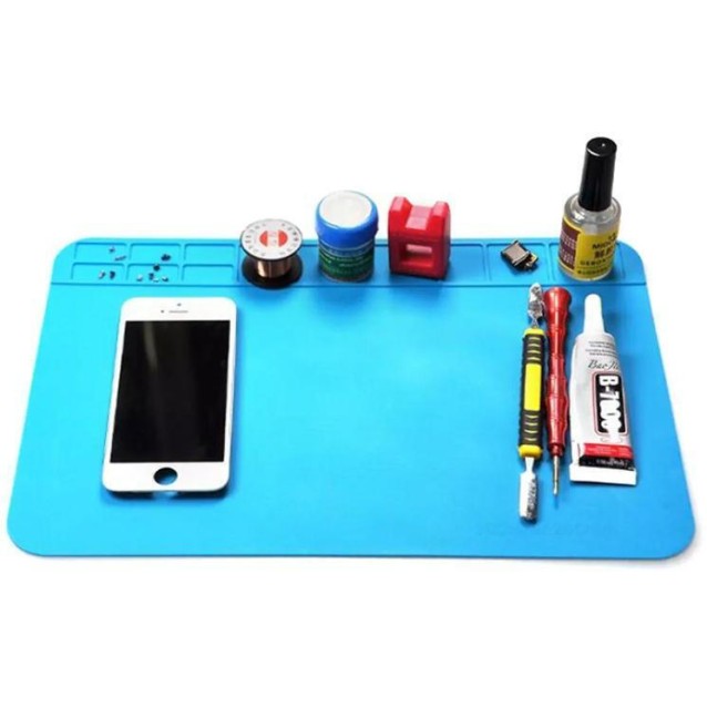 Βάση εργασίας NZ24, αντιστατική, ελαστική, 20x30cm, μπλε