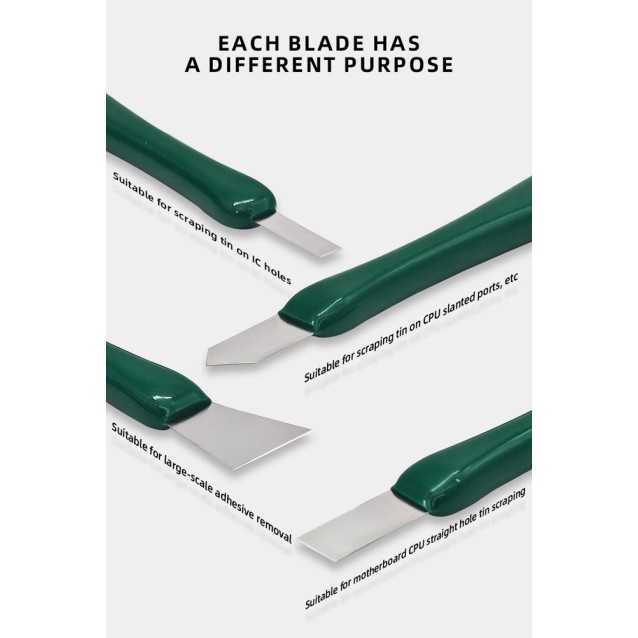 BEST σετ εργαλείων αφαίρεσης κόλλας για επισκευές κινητών BST-141-144, 4τμχ