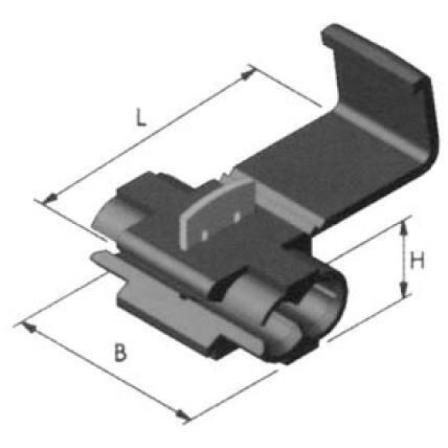 ΑΚΡΟΔΕΚΤΗΣ ΚΛΕΦΤHΣ ΚΑΛΩΔΙΟΥ (22-18AWG) ΚΟΚΚΙΝΟΣ SP1 JEE