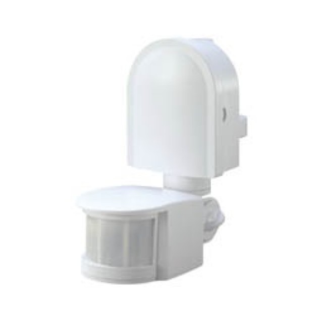 ΑΙΣΘΗΤΗΡΑΣ ΚΙΝΗΣΗΣ ΥΠΕΡΥΘΡΩΝ 180° 1200W/230VAC ΛΕΥΚΟΣ ST10F STARLUX