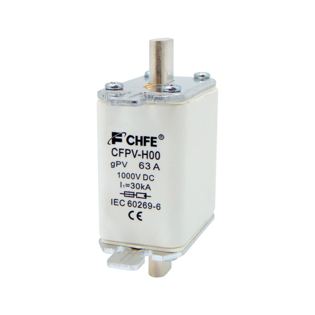 ΑΣΦΑΛΕΙΑ ΜΑΧΑΙΡΩΤΗ ΦΩΤΟΒΟΛΤΑΪΚΩΝ H00 63A 1000VDC gPV CFPV-H00 CHF ΤΕΜΑΧΙΟ
