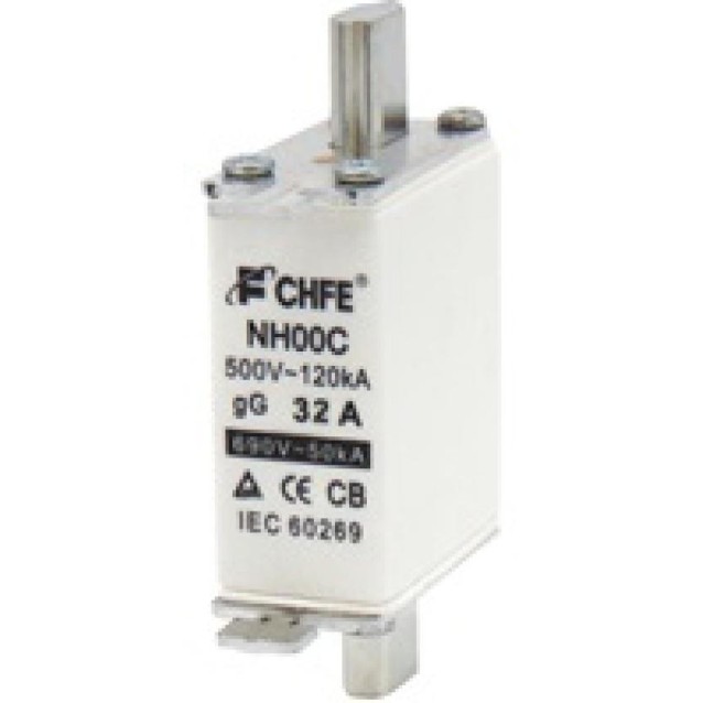 ΑΣΦΑΛΕΙΑ ΜΑΧΑΙΡΩΤΗ NH00C COMPACT 32A gL-gG CHF ΤΕΜΑΧΙΟ ΑΣΦΑΛΕΙΑ ΜΑΧΑΙΡΩΤΗ NH00C COMPACT 32A gL-gG CHF ΤΕΜΑΧΙΟ