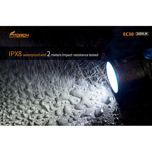 FITORCH EC30 ΦΑΚΟΣ LED 2600lm ΥΨΗΛΗΣ ΦΩΤΕΙΝΟΤΗΤΑΣ