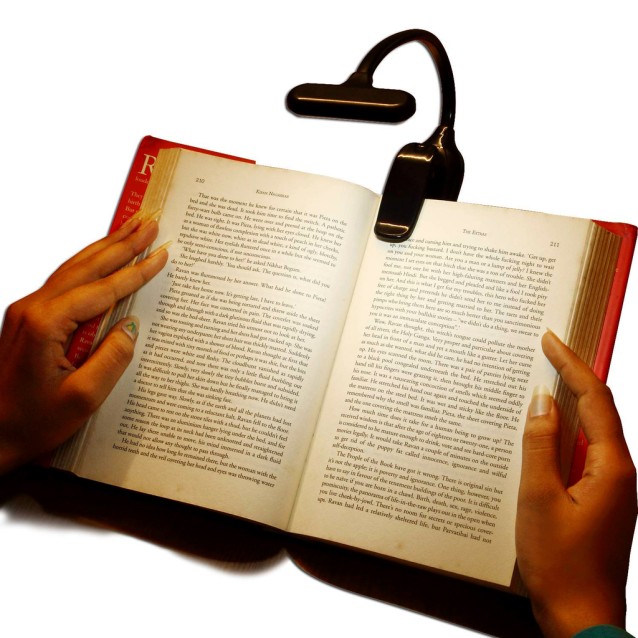 HBL-0906 BOOK LIGHT - ΕΠΑΝΑΦΟΡΤΙΖΟΜΕΝΟΣ ΦΑΚΟΣ LED ΜΕ ΚΛΙΠ ( ΜΑΝΤΑΛΑΚΙ )