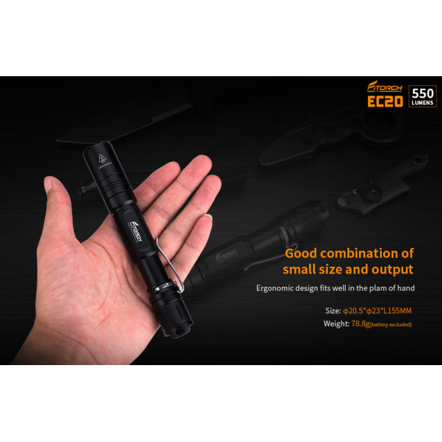 FITORCH EC20 ΦΑΚΟΣ LED 550lm ΥΨΗΛΗΣ ΦΩΤΕΙΝΟΤΗΤΑΣ