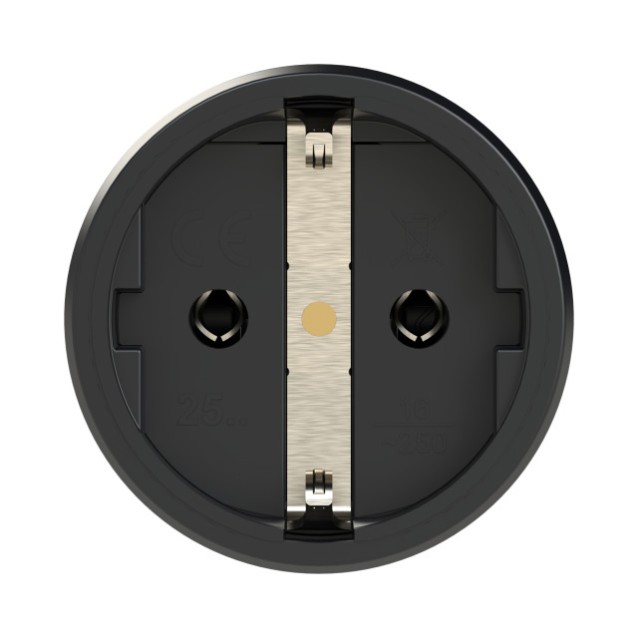 ΦΙΣ ΡΕΥΜΑΤΟΣ ΣΟΥΚΟ ΘΗΛΥΚΟ ΜΕ ΚΑΠΑΚΙ ΚΑΟΥΤΣΟΥΚ IP54 ΜΑΥΡΟ 2511-sr PCE