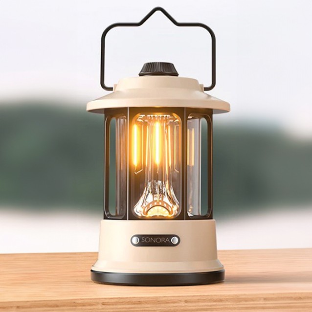 SONORA AMELIA SAND Επαναφορτιζόμενο φαναράκι LED εξωτερικού χώρου, 5W.