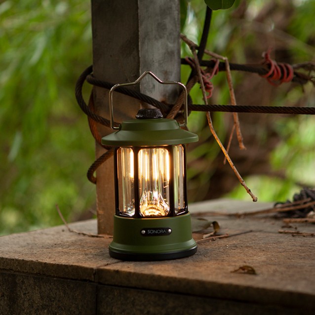 SONORA AMELIA KHAKI Επαναφορτιζόμενο φαναράκι LED εξωτερικού χώρου, 5W