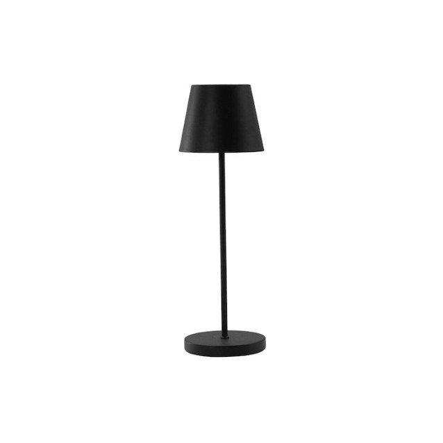 SONORA ISABELLA BLACK Επαναφορτιζόμενο επιτραπέζιο φωτιστικό LED με ασύρματη φόρτιση, 2.3W.
