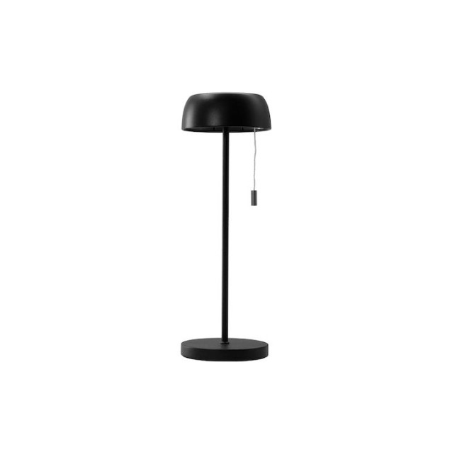 SONORA CLAIRE BLACK Επαναφορτιζόμενο επιτραπέζιο φωτιστικό LED με ασύρματη φόρτιση, 2.2W