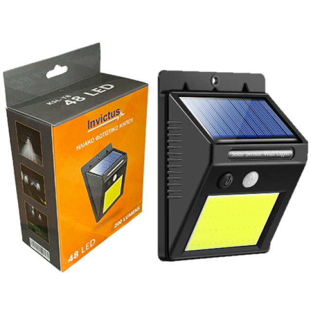 KSL-T8-48 LED COB ΗΛΙΑΚΟ ΦΩΤΙΣΤΙΚΟ ΜΕ 48 LED