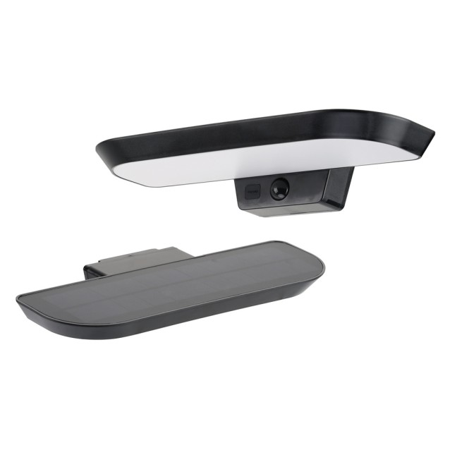 POWERTECH LED ηλιακό φωτιστικό PT-1516 με αισθητήρα κίνησης, 6W, 2000mAh, μαύρο