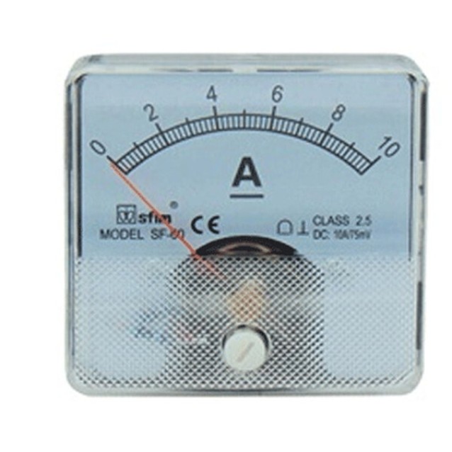 ΟΡΓΑΝΟ ΠΙΝΑΚΟΣ ΑΜΠΕΡΟΜΕΤΡΟ ΑΝΑΛΟΓΙΚΟ DC 60X60 0-10A SHUNT SF-60 SFM