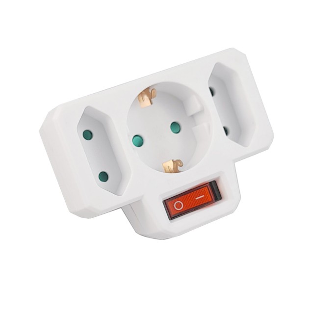 SQ-GBK-01/01-2S 1 Σούκο σε 3 με διακόπτη