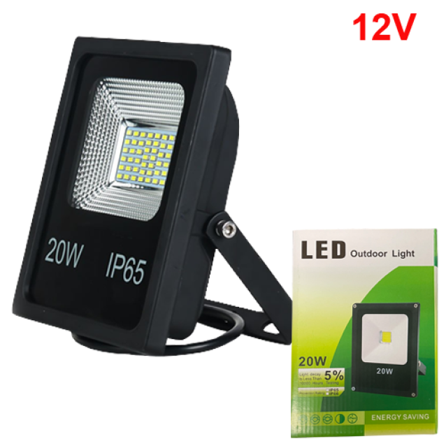 FLS20W-DW ΠΡΟΒΟΛΕΑΣ LED 12V 20W 6000K