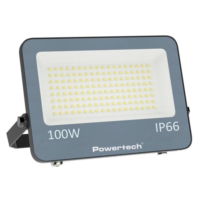 POWERTECH LED προβολέας PT-1460, 100W, 4000K, 9000lm, IP66