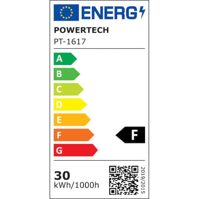 POWERTECH LED προβολέας PT-1617 με αισθητήρα κίνησης, 30W, 4000K, 2700lm, IP66, 2.5KV