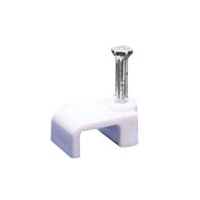 ΣΤΗΡΙΓΜΑ ΚΑΛΩΔΙΟΥ (ΡΟΚΑ) FLAT 5.5/15 ΛΕΥΚΟ NF-0.7 KSS