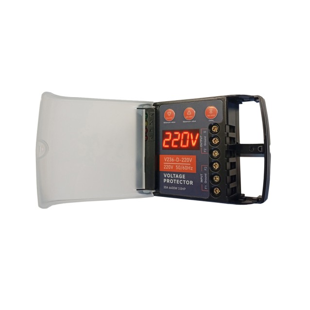 V236-D-220 Επιτηρητής τάσης καλωδίου με ψηφιακή ενδειξη (30A)