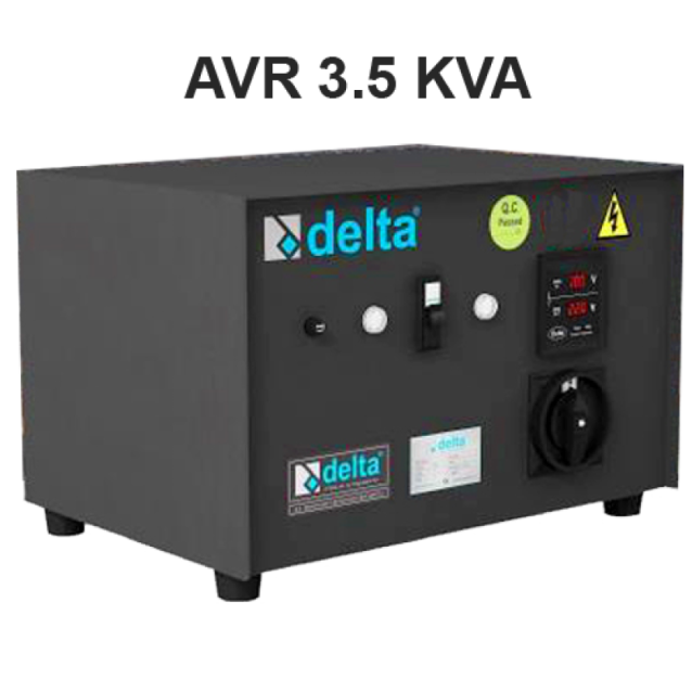 AVR-DELTA-SRV-110003 ΣΤΑΘΕΡΟΠΟΙΗΤΗΣ ΜΟΝΟΦΑΣΙΚΟΣ SERVO 3,5 KVA