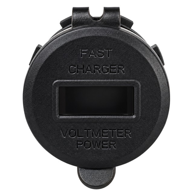 POWERTECH πρίζα USB για σκάφη & οχήματα PTL-031, USB-C & 2x USB, 36W, με οθόνη, IP65