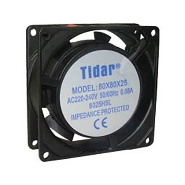 ΑΝΕΜΙΣΤΗΡΑΣ 80X80X25 230VAC ΚΟΥΖΙΝΕΤΟ ΚΑΛ. RQA8025-HSL2 TID