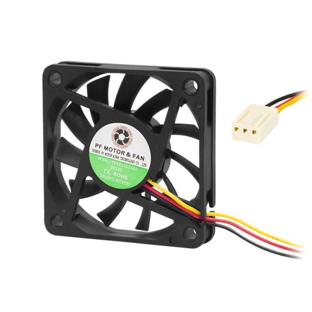 Ανεμιστήρας 60x60x10mm 24V με Ρουλεμάν