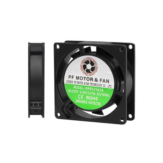 Ανεμιστήρας 80x80x25mm 230V με Ρουλεμάν