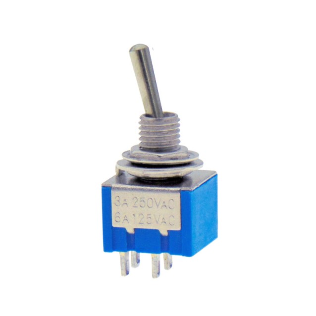 ΔΙΑΚΟΠΤΗΣ TOGGLE ON-OFF MINI ΔΙΠΟΛΙΚΟΣ 4P 3A/250V MTS-201-A1..