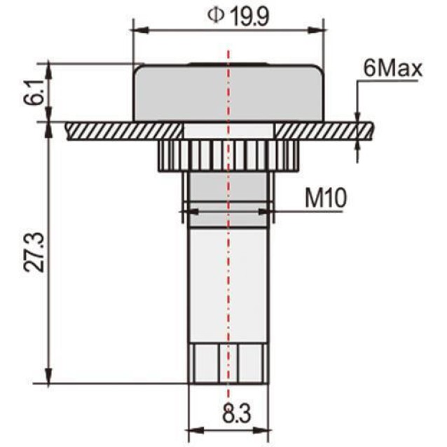 ΛΥΧΝΙΑ ΕΝΔΕΙΚΤΙΚΗ NEON Φ10 230VAC ΠΡΑΣΙΝΗ ΜΕ ΚΑΛΩΔΙΟ 17cm & ΔΙΑΚΟΣΜΗΤΙΚΟ ΔΑΚΤΥΛΙΔΙ AD22E-006 XND ΤΕΜΑΧΙΟ