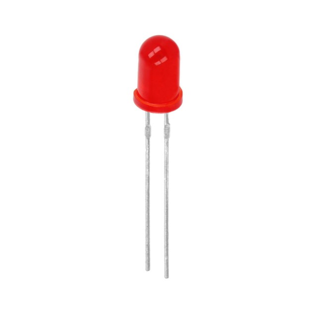 LED 5mm STANDARD ΚΟΚ. 80mcd 30° (B/P) FYL-5013SRD1C (50231) ..