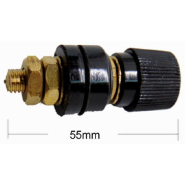 ΜΠΟΡΝΑ ΑΠΛΗ ΠΛΑΣΤΙΚΗ ΕΠΙΧΡΥΣΗ ΜΑΥΡΗ AT-BP2017 KRODE