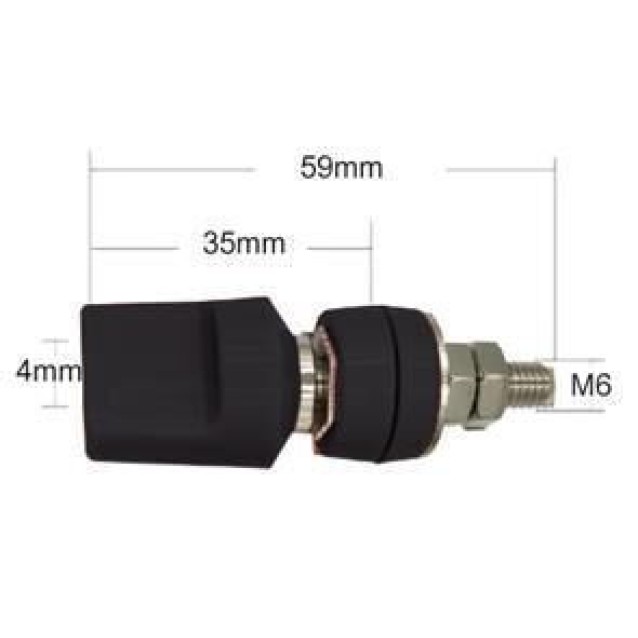 ΜΠΟΡΝΑ ΑΠΛΗ ΝΙΚΕΛ ΜΑΥΡΗ AT-BP2039 KRODE