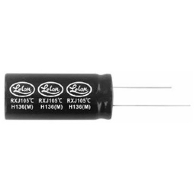 ΠΥΚΝΩΤΗΣ ΗΛΕΚΤΡΟΛΥΤΙΚΟΣ LOW ESR 100μF/100V 105°C 12.5X20 RXJ LELON